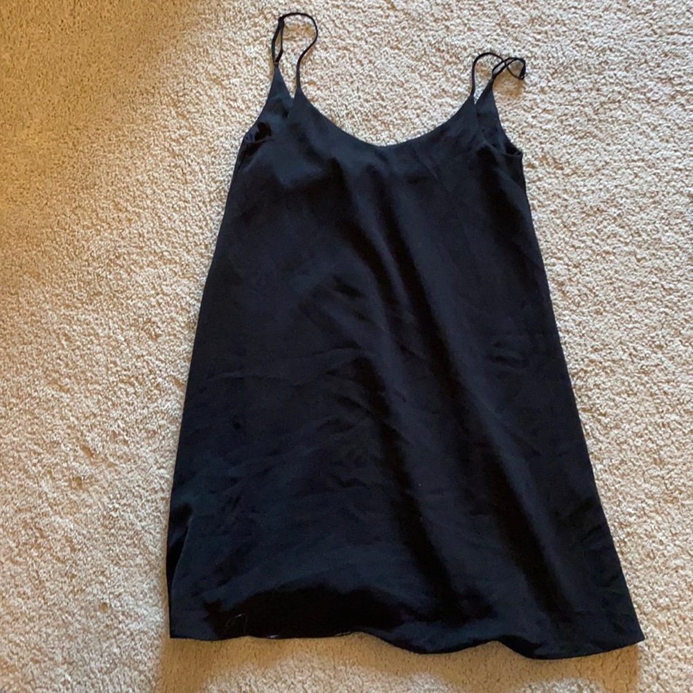 oak and fort black cami dress